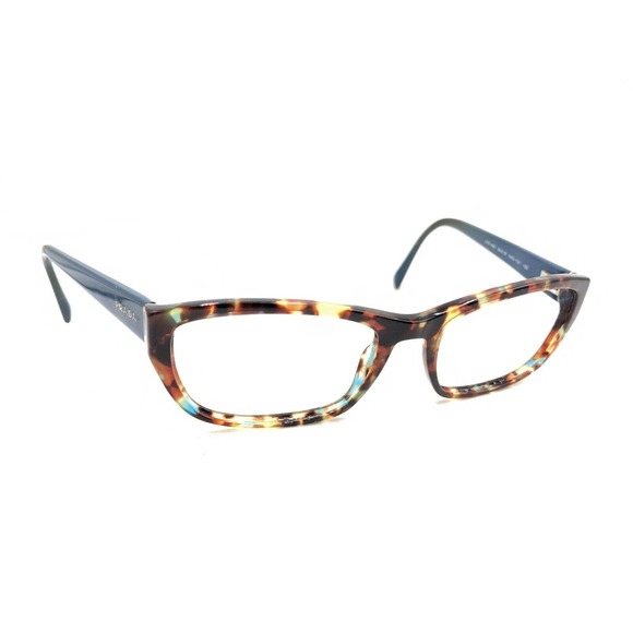 Prada VPR 18O NAG-1O1 Tortoise Brown Blue Green Eyeglasses Frames 54-18 135 - Picture 1 of 12
